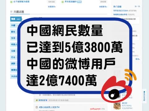 中國網民世界最多 網管審查應接不暇