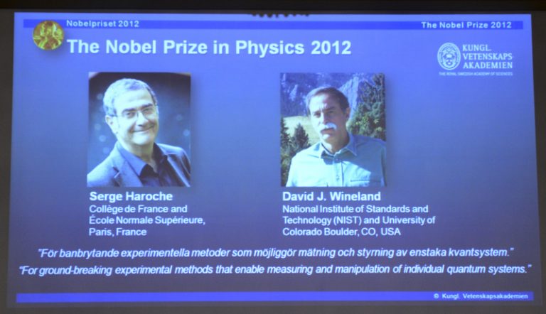 法美科學家共享 2012年諾貝爾物理學獎