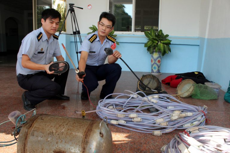 製器具越區電魚 3陸漁民送辦