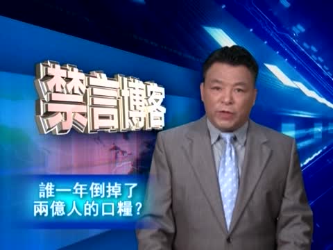 【禁言博客】誰一年倒掉了兩億人的口糧？