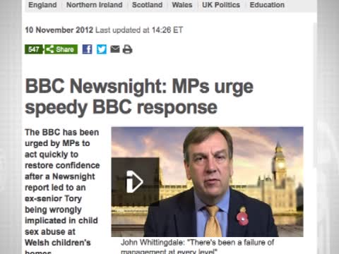 節目報導出錯  BBC總裁被迫辭職