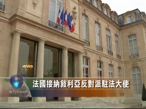 法國接納敘利亞反對派駐法大使