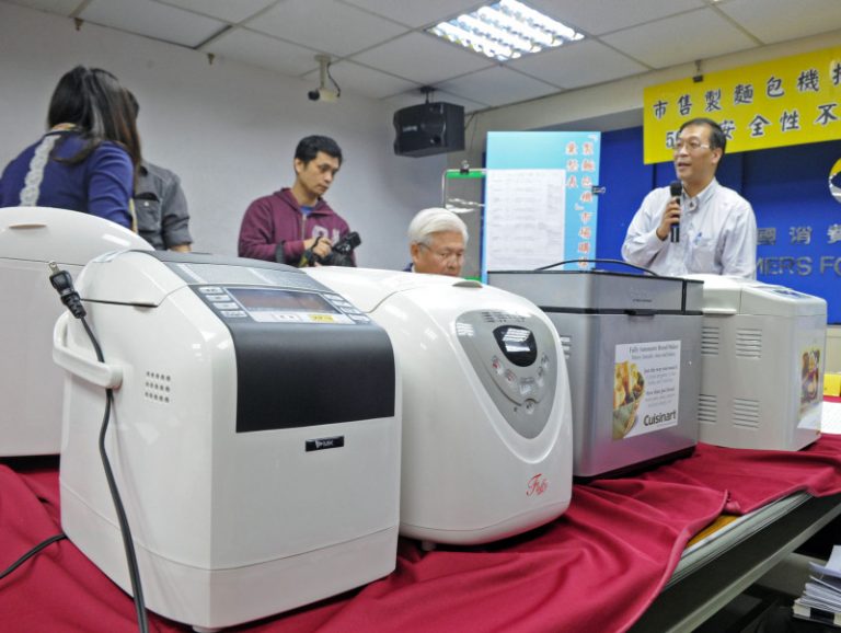 市售製麵包機 半數安全性不符