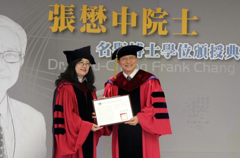 張懋中拚研究  交大頒名譽博士