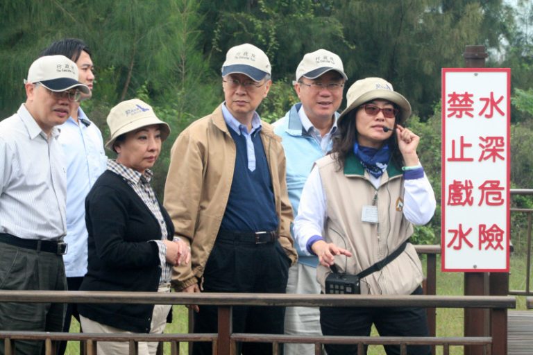 第一個平地森林園區  陳(沖)開園