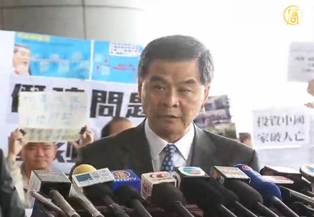 僭建醜聞失誠信 梁振英大話連篇