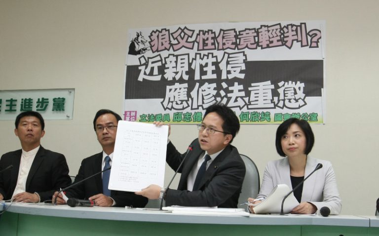 親屬性侵加重刑責  法部：研議