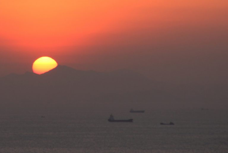 圖文：台灣送走2012的最後一道夕陽