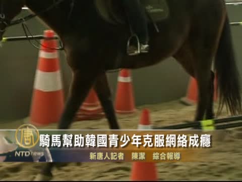 騎馬幫助韓國青少年克服網絡成癮