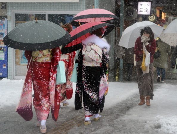 成人節假日  東京降初雪