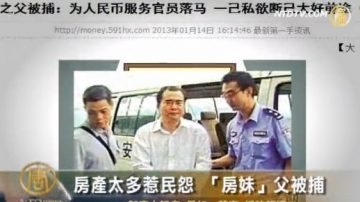 房产太多惹民怨 “房妹”父被捕