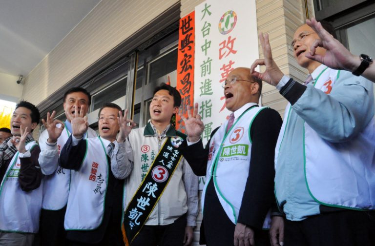 立委補選  綠重量人士拉抬選情