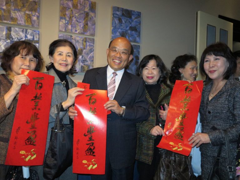蘇貞昌東京發紅包  台僑興奮