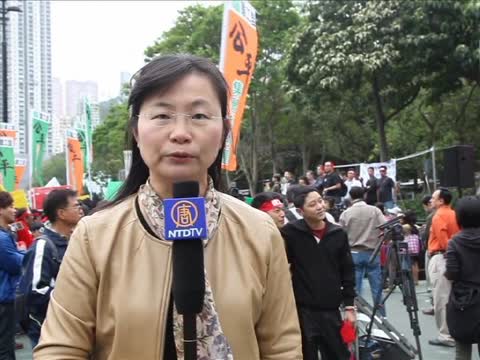 港4千人遊行 撐碼頭工人罷工