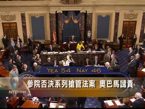 擴大購槍背景調查 參院否決