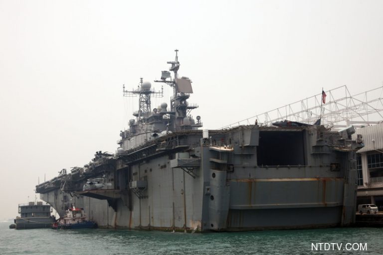 美海軍兩棲艦“貝里琉”號訪港一周