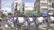 慶祝洪傳21年 台南法輪功踩街遊行