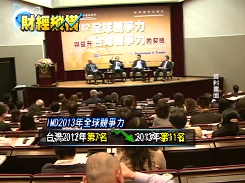 IMD排名退後 管中閔:政府最大教訓