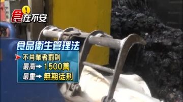 新法堵黑心食品 馬英九：嚴查優於重罰