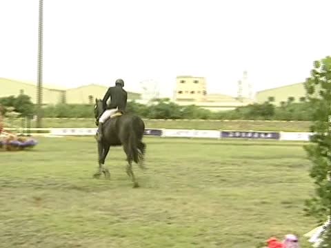 馬術障礙賽 拒跳 摔馬場面驚險