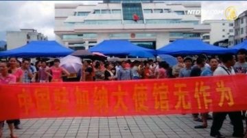 【微視頻】加納抓捕華人 中共驅散廣西上林抗議