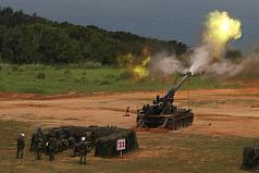 台國軍重砲射擊  震撼新竹外海