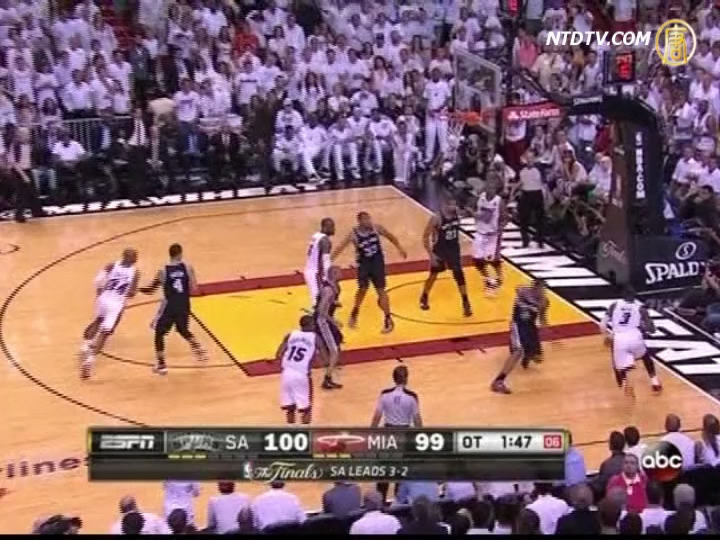 NBA總決賽 熱火馬刺上演生死大戰