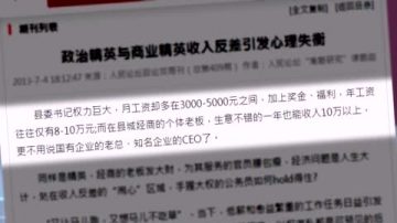 素质优收入低 陆公务员贪腐新藉口？