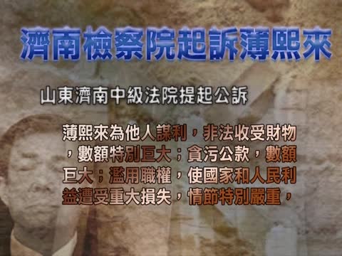 大審薄熙來 各界籲全程透明公開