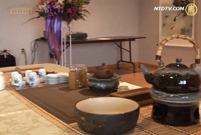 中華茶文化美國分會成立 體驗茶文化
