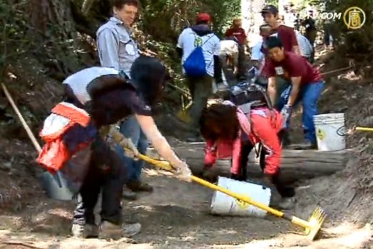 舊金山公園美  灣區義工忙