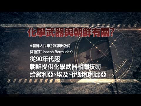 朝鮮或提供敍利亞化武 日本關注