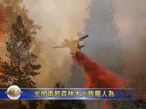 北加兩起森林大火皆屬人為