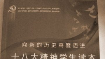 陸洗腦邁「歷史新高度」 6歲童需領會18大精神