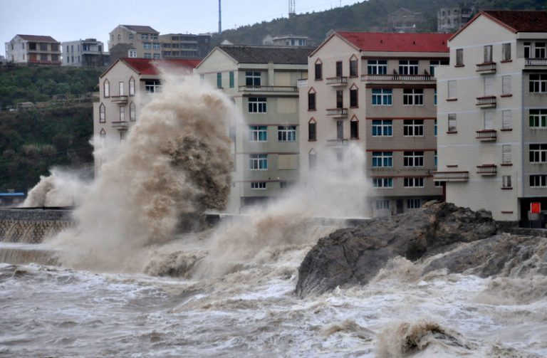 菲特颱風福建登陸  浙江狂風暴雨