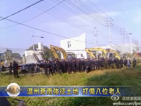 溫州蒼南強征土地 打傷八位老人