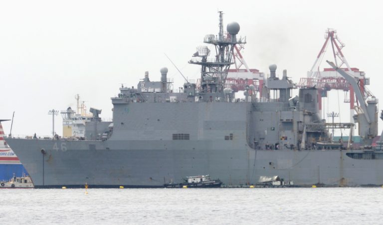 美3艘兩棲艦 將前往菲國救災