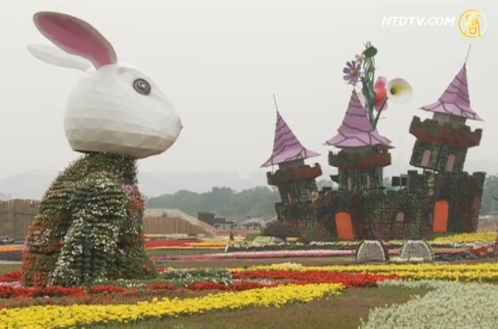 臺中國際花毯節 愛遊花境魔力登場