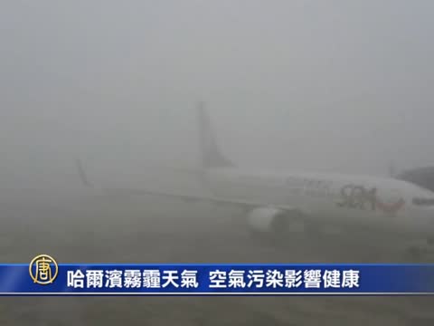 哈爾濱霧霾天氣  空氣污染影響健康