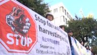 150萬人聯名止惡 中領館前反器官強摘