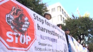 150万人联名止恶 中领馆前反器官强摘