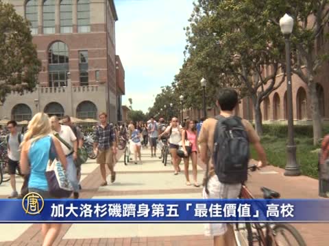 加大洛杉磯躋身第五「最佳價值」高校