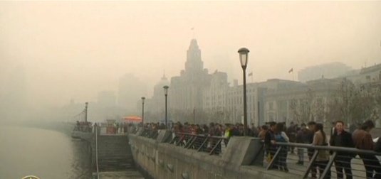 上海持續霧霾  PM2.5濃度創新高