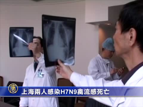 上海2人感染H7N9禽流感死亡