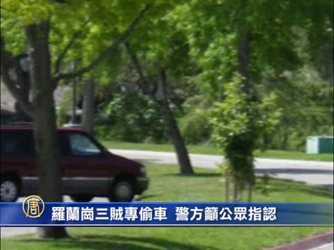 羅蘭崗三賊專偷車 警方吁公眾指認