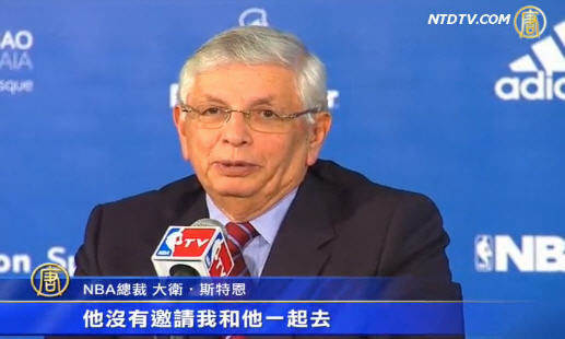 羅德曼討好獨裁者 NBA總裁譴責