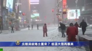 北极涡旋卷土重来？ 低温大雪再袭美