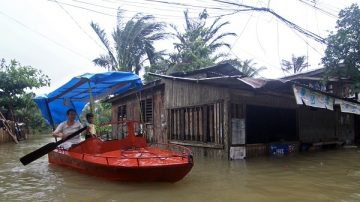 菲南豪雨成灾 逾20万民众被迫撤离