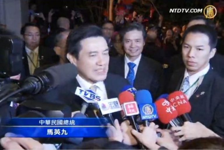 中華民國總統馬英九過境洛杉磯