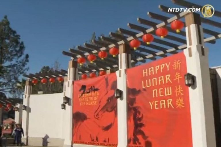 環球影城「中國風」迎新年